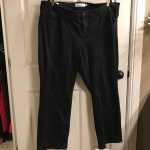 Torrid black barely boot jeans 22 short